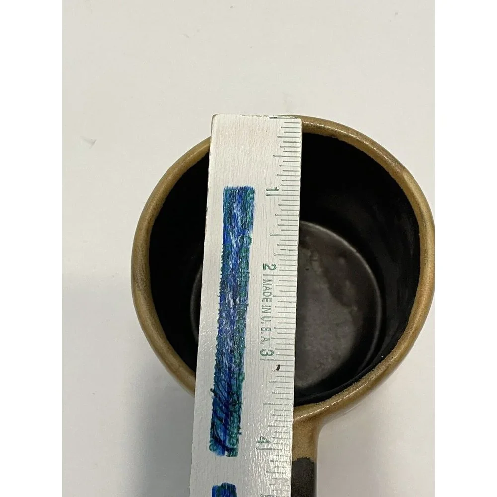 Mara of Mexico Brown Stoneware Coffee Mug Tea Cup Sun Energy Positivity Clarity - Picture 9 of 9